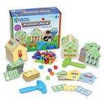 Learning Resources Number Nails Activity Set - 102 Pieces, Ages 4+ Toddler Learning Activities, Fine Motor Games for Kids, Math Games for Kids