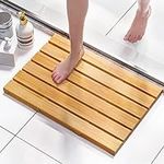 Domax Bamboo Bath Mat for Bathroom 