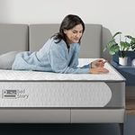 BedStory Twin Mattress with Gel Memory Foam, 8 Inch Innerspring Hybrid Mattress, Comfort Plush Euro Pillow Top Mattress, Medium Firm, Bed in a Box CertiPUR-US Certified