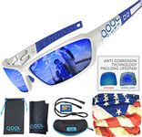 QOOL Times Polarized Fishing Sunglasses for Men & Women, 100% UV Protection, for Running, Driving, Golfing and Cycling