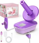 Electric Wool Winder for Crocheting with High Speed, Upgrade Three Gears Adjustable 4-10oz Large Capacity Automatic Yarn Ball Winder, Yarn Spinner, The Helper for Knitting Enthusiast, Purple
