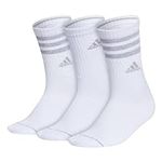 adidas Women's 3-Stripe Crew Socks 