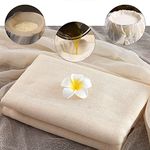 Hian Muslin Cotton Cloth, Strainer, Craft Cheese & Paneer, Wrap Chapati/Roti, Steam Momos & Idlis, Filter, Cook - Food Grade, Bpa Free (1 Meter), 97 X 95 Centimeters, Off-White