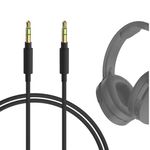 GEEKRIA Audio Cable Compatible with Skullcandy Crusher Evo, Hesh ANC, Hesh Evo, Crusher ANC 2, Riff 2 Headphones Cable, 1/8" (3.5mm) to 3.5mm Braided Nylon Replacement Stereo Cord (4 ft/1.2 m)