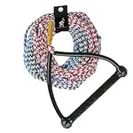 Kwik Tek 4-Section Water Ski Rope 75-Feet Tractor Handle