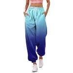 Joggers for Women UK Stretch Lightweight Jogging Bottoms Comfy High Waisted Sweatpant Sports Gym Training Trousers Lounge Pants Loungwear