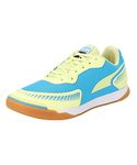 Puma Unisex-Adult Pressing III Bleu Azur-Fresh Yellow-White-Gum Football Shoe - 8UK (10693401)