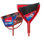 Vileda Oskar Broom with Dustpan and 1 One Sweep Broom | Indoor and Outdoor | Broom with Dustpan Set