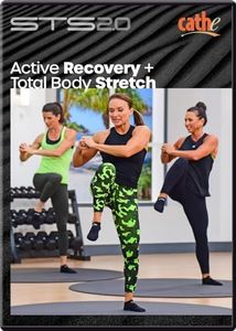 Cathe STS 2.0 Active Recovery Workout DVD + Total Body Stretch Exercise DVD for Women and Men