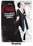 Simplicity UR10980H5 Disney's Cruella Misses' Unitard and Coat Costume Sewing Pattern for Cosplay and Halloween, Design Code R10980, Sizes 6-14