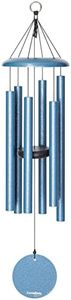 Corinthian Bells by Wind River - 30 inch Sky Blue Wind Chime for Patio, Backyard, Garden, and Outdoor décor (Aluminum Chime) Made in The USA