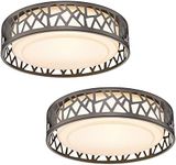 Flush Mount Light 2 Pack, VICNIE 12