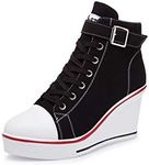 Women's Canvas High-Heeled Shoes Fa