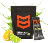 MTN OPS Hydrate Electrolytes Powder Drink Mix, 20 Single Serving On-The-Go Electrolyte Packs with Over 1000mg of Electrolytes per Serving, Lemon Lime