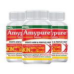 AIMIL Amypure Tablets - 100 Tablets (Pack of 3) | Ayurvedic Blood Purifier | For Bacterial & Fungal Skin Infections and Allergies