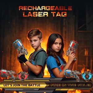 VATOS Rechargeable Laser Tag Set – Multiplayer Infrared Blasters