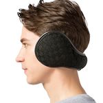 JOEYOUNG Foldable Ear Warmers Winter Earmuffs for Men Women, Ear Cover Skiing