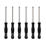 Carburetor adjustment tool Pac Man / Single D / Double D / Hexagon Hex Socket / 21-Teeth Splined / 7-Teeth Splined Screwdriver for Common 2 Cycle Small Engine (Set of 6)