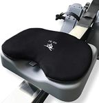 2K Fit Rowing Machine Seat Cushion (Model 3) for The Concept 2 Rowing Machine with Custom Gel That Fits The Concept 2 Rower, WaterRower Pad, Crew Boat, Sculling, Kayak, and Canoe