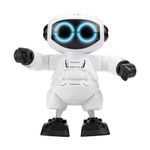 YCOO 88587 Robo Beats, Silverlit, Remote Control Robot Kids, Tap to Dance, Touch Button Articulate Arms and Speaker, RC Electric Toy with LED Eyes, 18.5cm Tall. for Boys and Girls, Colourful