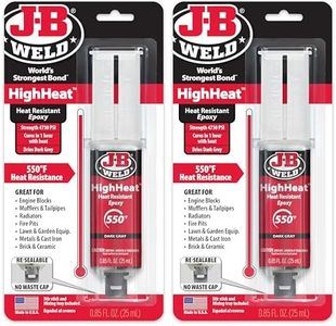 J-B Weld High Heat Syringe, Dark Grey - 25ml 2 Pack
