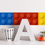 ufengke Building Blocks Wall Stickers Skirting Board Wall Decals Art Decor for Kids Bedroom Living Room Nursery