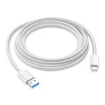 Car Carplay Cable for iPhone 16 15 USB A to USB C Charger Cable 6FT,USB 3.1 A to C 10Gbps High Speed Data Transfer Type C Cable for MacBook,iPad 10th Gen,iPad Air 5th/4th Gen,iPad Pro 12.9/11,White