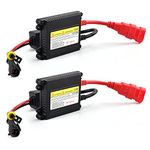 Hid Ballast,DC 12V 55W Super Slim Hid Ballast Kit for H1 H3 H4 H7 H8 H9 H11 9005 9006 Pack of 2