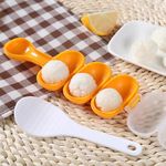 Cots and Cuddles Rice Ball Maker Mold with Spatula Perfect for Food Decoration |Shushi, Bento Lunch Box, Kids & Family Meal Preparation |Pack of 2