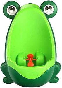 Kid Baby Potty Toilet Training Cute Frog Shaped Bathroom Urinal Boys Pee Trainer (Green)