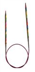 KnitPro KP21359 100 cm x 8 mm Symfonie Fixed Circular Needles, Multi-Color