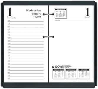 House of Doolittle 2025 Desk Calendar Refill, Daily, Economy, Fits #17 Base, 3.5 x 6 Inches, January - December (HOD4717-25)