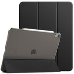 TiMOVO for iPad Air 13 Inch Case M2 2024, Slim Stand Cover for iPad Air 13-inch, Support Touch ID, Auto Wake/Sleep Smart Shell with Translucent Back, iPad Air 13 Case - Black