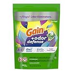 GAIN Flings Laundry Detergent Pacs with Odor Defense, 35 Ct, Super Fresh HE 3in1 Detergent Pacs with Febreze and Oxi, Green