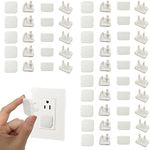 60pcs Outlet Covers Baby Proofing,Electrical Plug Covers for Protector Child Safety with Hidden Handle Socket Covers to Prevent Children from Shock Hazard