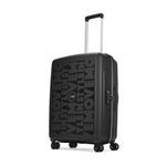 Skybags Polypropylene (Pp) Play Check-in 66 Cm (Medium) 8 Spinner Wheels Trolley Bags for Travel, Hardshell Lightweight Bag with TSA Lock, Tough Suitcase for Travel (Jet Black)