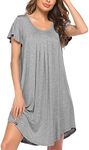 Ekouaer Womens Nightgown Soft Sleep