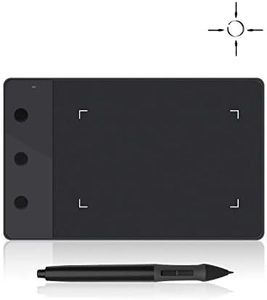 HUION H420 OSU Graphics Drawing Tablet Signature Pad with Digital Stylus and 3 Express Keys Black