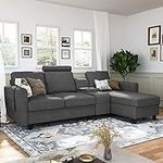 HONBAY Convertible Sectional Couch 