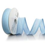 Inastri 25/5/5 mm Cotton Bias Binding, Sky Blue