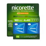 Nicorette Lozenges Nicotine Quit Smoking Aid, Fruit Flavour - 4mg, 160 count