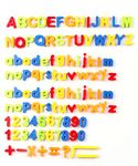 106Pcs Magnetic Letters Alphabet Numbers Learning Toy for Learning, Spelling, Counting, Including Letters numbers symbols