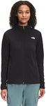 THE NORTH FACE Women's Women's TKA Glacier Full Zip Fleece Jacket, TNF BLACK, Large US