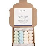 Favourites Selection Strong Scented Wax Melts 16 Pack - The Gift for Every Occasion – 4 of Our Favourite Scents - Fresh Linen, Baby Powder, Lime, Basil and Mandarin, Sandalwood Spa