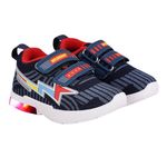 Hopscotch Unisex Fabric Graphic Print LED Sneakers in Red Color for, UK: 5.5 (EB-4278146)