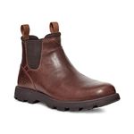 UGG Men's Gatson Chelsea Rain Boot, Chestnut Leather, 7