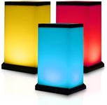 Friendship Lamp® Modern Design - Best Friend Lamps Wi-Fi Touch Lamp LED Light for Long-Distance, Connection, Relationship, Friendship, Gift, Over 200 Colors, App Setup - 3 Pack