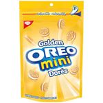 OREO, Mini Golden Sandwich Cookies, Made in a Peanut-Free Facility, School Snacks, 200g