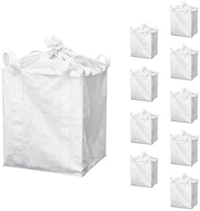Chenguang FIBC Bulk Bags, 10-Pack, 1-Ton Heavy-Duty Super Bags