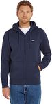 Tommy Hilfiger Men's Tjm Regular Fleece Zip Hoodie Sweater, Twilight Navy, M